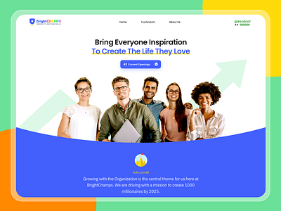 Career Page branding career page creative jobs landing page ui ux webdesign website design