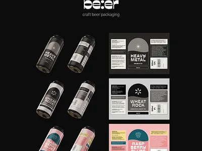 Craft Beer branding design 3d 3d art beer bottle branding can design illustration