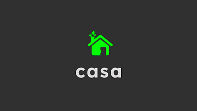 Real estate app design icon logo