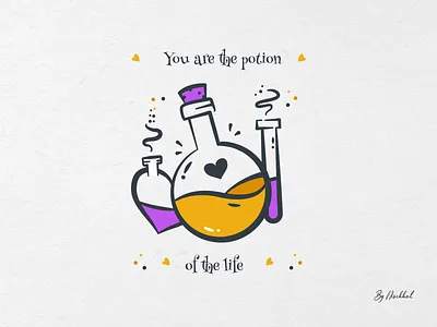 Potion | Happy Valentine Day elder scroll online fun gamer graphic graphic design heart love playful potion valentine valentine day