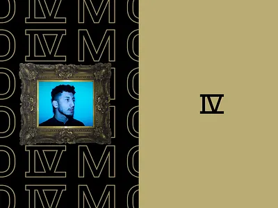 Diamond Brand Identity band brand branding contemporary design element frame gold graphic design illustration logo logo mark marketing modern music musician rap