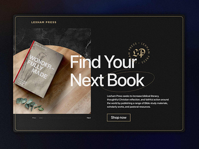 Lexham Press — Site Concept books church crossway landing landing page lexham pitch product publisher sermon site ui web website