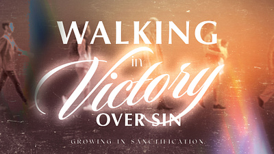 Walking in Victory Over Sin design illustration sermon sermon series