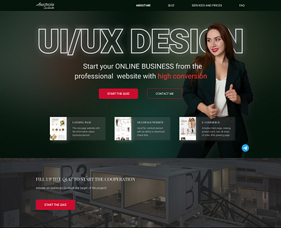 UI/UX Designer cv design designer figma graphic design illustration portfolio typography ui uiux web design