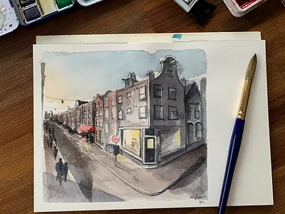 AMS illustration watercolor