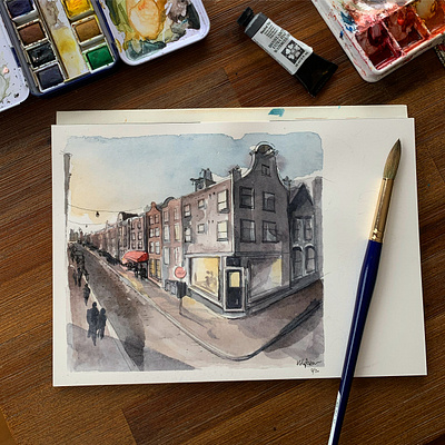 AMS illustration watercolor