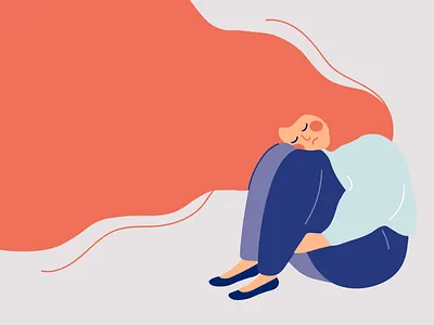 Illustration of a girl design graphic design illustration