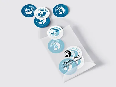 Feeling Food logo design adobe illustrator branding design graphic design logo vector