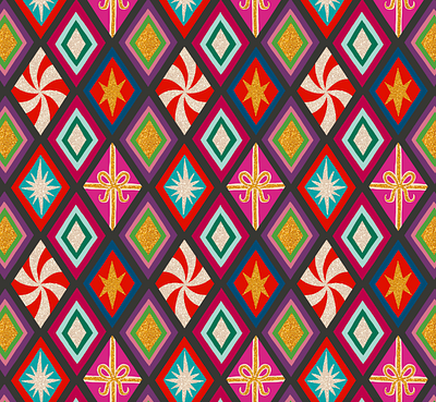 sparkly harlequin festive harlequin pat pattern procreate sparkly surface design surface pattern design