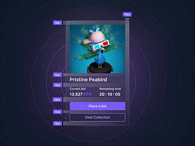 Card Spacing 3d animation branding card card measurements clean colorful design graphic design logo motion graphics nft pink product design sizes spaces ui vector