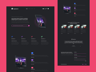 Music Distribution ui ux