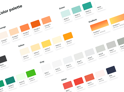 GoTalent - colors colors design design system product design service ui ui kit ux web