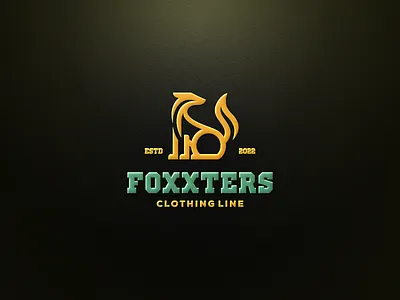 foxxters artwork brand identity busines card coreldraw crfeative design foxx foxxlogo grid lineartfoxx logo monolinefoxx sketch