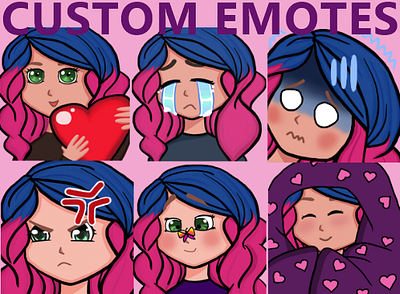 Moccagaming Twitch Emotes Part 1 design emotes graphic design illustration twitch vector