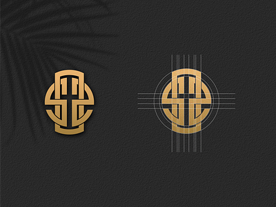 SOS MONOGRAM LOGO branding corporate design grid initial initial logo logo monogram monogramlogo ui