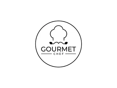 Gourmet branding logo