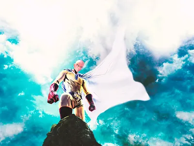 No mercy ⚡ anime anime art animeart artwork characterart characterdesign characterdraw characterdrawing characterpainting design digital artwork digitalart graphic illustration manga one punch man onepunchman saitama super hero superhero