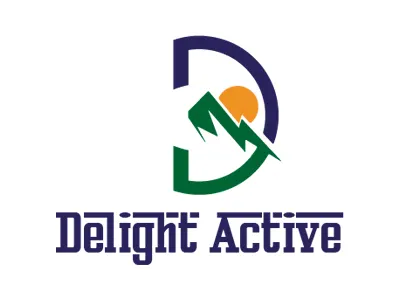 Delight Active | Logo branding design icon illustration logo