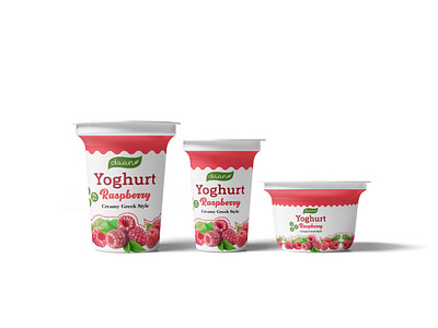 Yoghurt Packaging design branding design graphic design logo