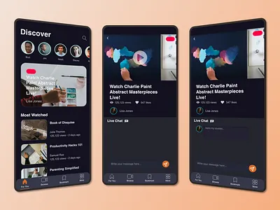 Social Media App — Video Playback adobexd adobexdmasterclass app branding design graphic design illustration ui ux xddailychallenge