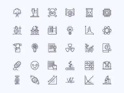 Free Science and education icon set free vector download download free icon pack download line icon set free icon set free line icon design free web icon rabbector science icon set ui icon free vector icon