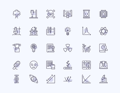 Free Science and education icon set free vector download download free icon pack download line icon set free icon set free line icon design free web icon rabbector science icon set ui icon free vector icon