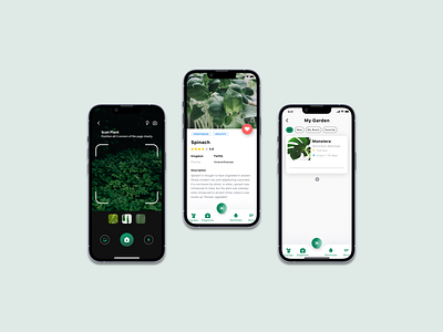 Planty App Design new plant shot ui