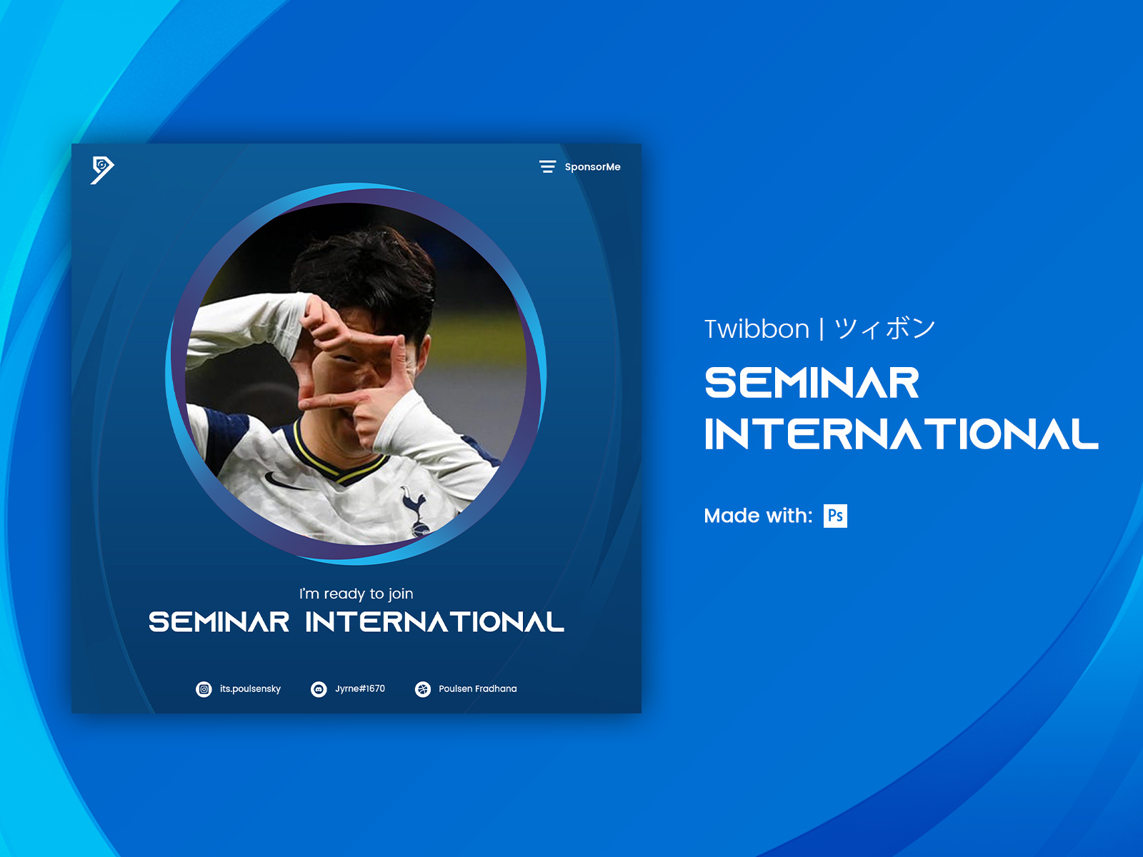 Example of Twibbon Design