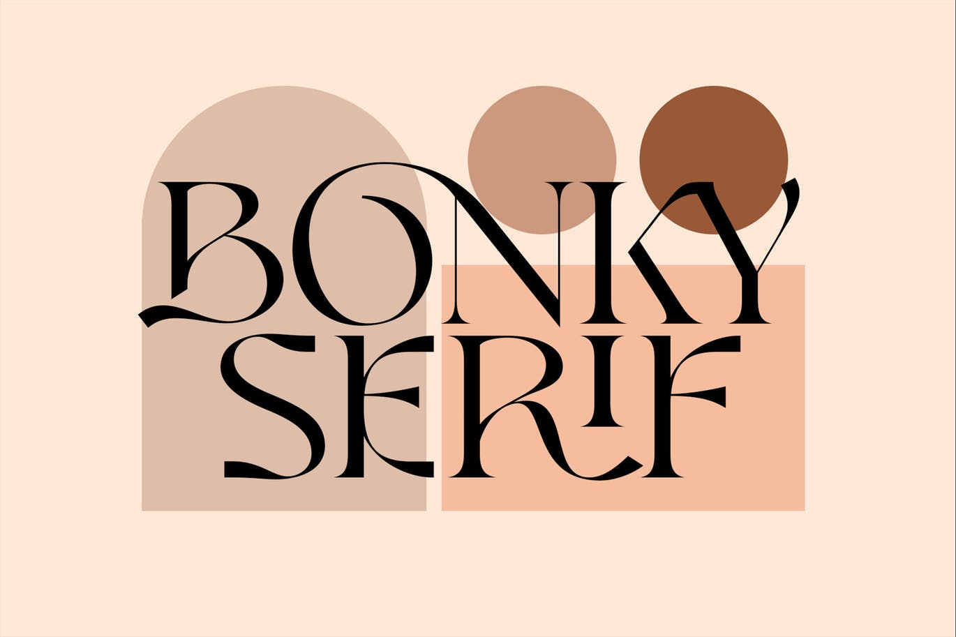 Bonky Serif Font app branding design display display font elegant font graphic design illustration logo serif typeface typography ui ux vector