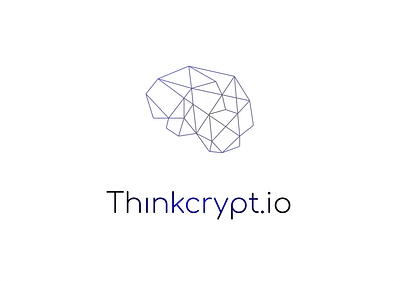 thinkcrypt.io logo v2 design logo