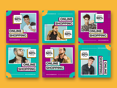 Online Shop Instagram Post Design banner banner ads branding design facebook fashion graphic design header ig ins instagram marketing marketplace minimal online shop post poster shop social media style