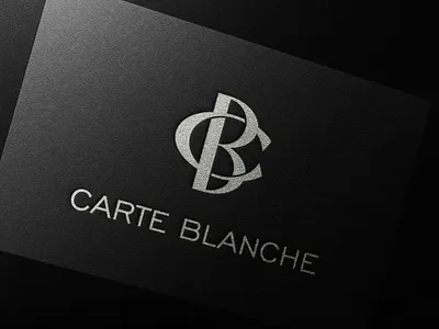 CARTE BLANC branding clothing design entrepreneur fashion freelancer illustration logo logodesign minimal moderndesign monogram moodboard newbusiness wordmaerk