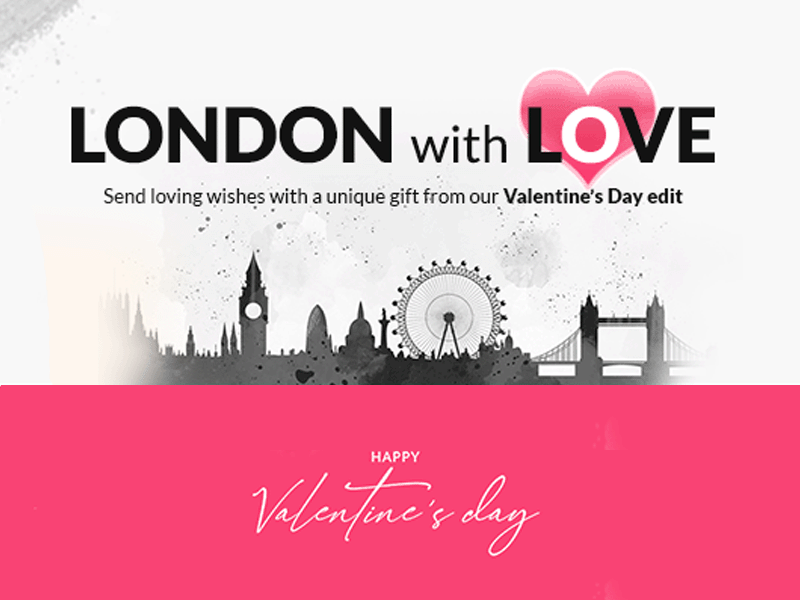 Valentine's day edit design gif post typography ui