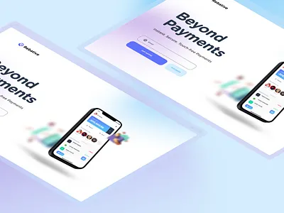 Rebative Waitlist app ui clean clean ui daniel afolabi design fiat fintech freelance interface interfacedesign landing page minimal mobile app mobile app design rebative scan to pay ui ui design waitlist web design