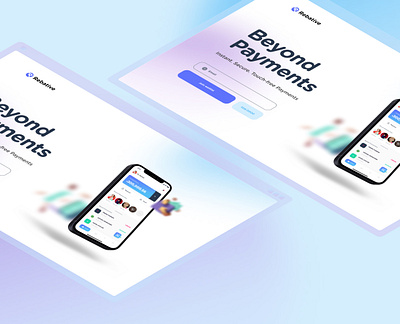 Rebative Waitlist app ui clean clean ui daniel afolabi design fiat fintech freelance interface interfacedesign landing page minimal mobile app mobile app design rebative scan to pay ui ui design waitlist web design