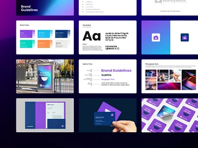 MoneyMate - Brand Identity app logo icon brand brand assets brand guidelines brand identity branding branding studio branding team design finance fintech logo logo design logo designer money smart logo wallet