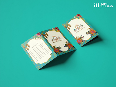 Indian Wedding Itinerary design graphic design itinerary design mockup wedding design wedding invite