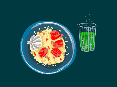 Dinner illustration