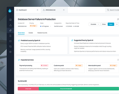 ResolveX – AI-Powered Incident Management ai aiops b2b incidentmanagement itsupport motion design productdesign resolvex uiux webappdesign