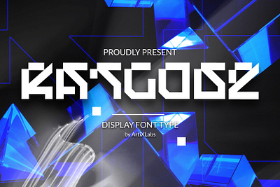 RatGodz Futuristic Techno Display Font branding character children design girl graphic design illustration logo ui vector