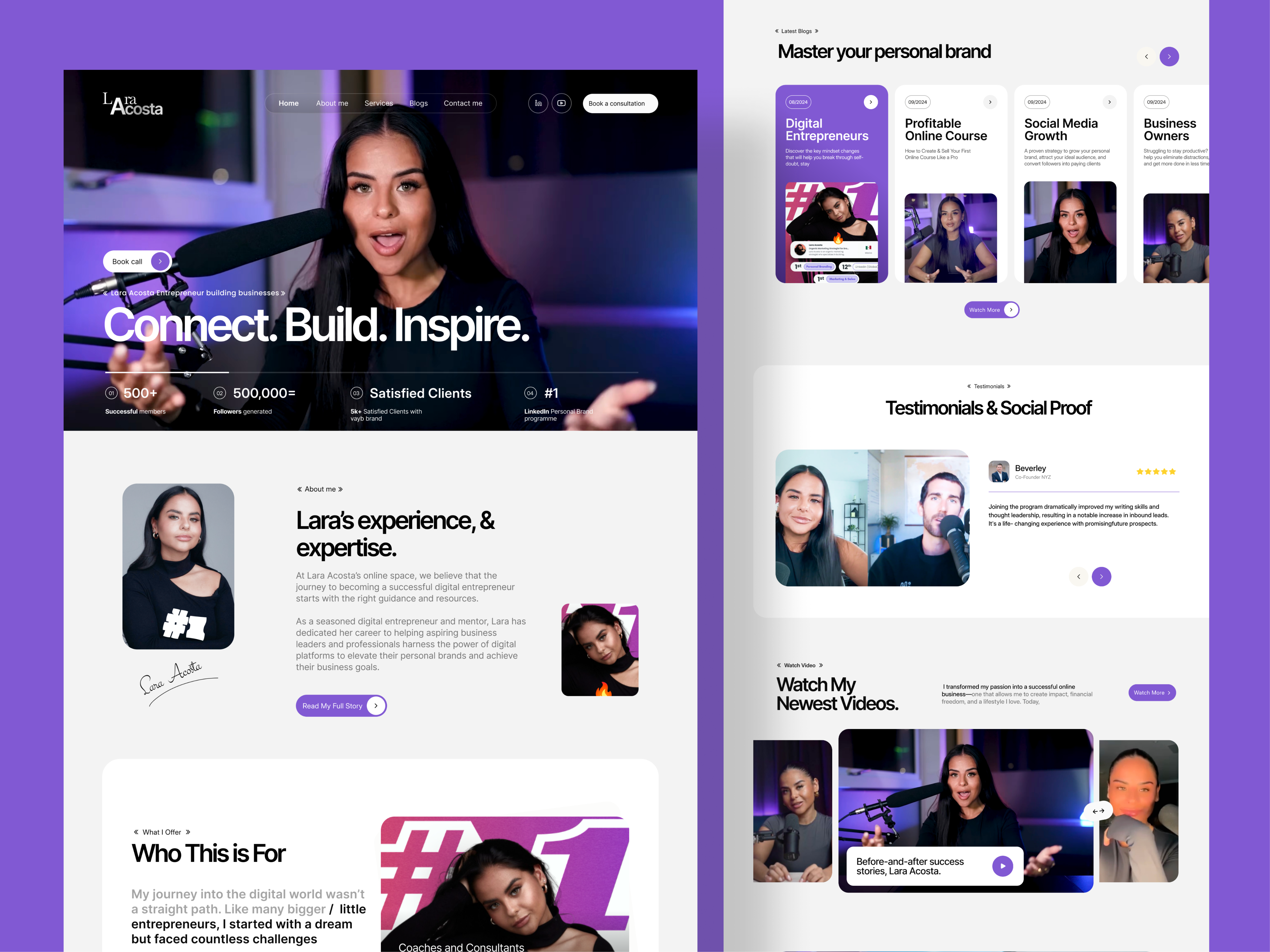 Example of Consultancy Website Design