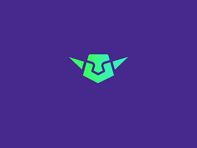 goblin logo esport face fantasy game gaming goblin head legend logo minimal monster