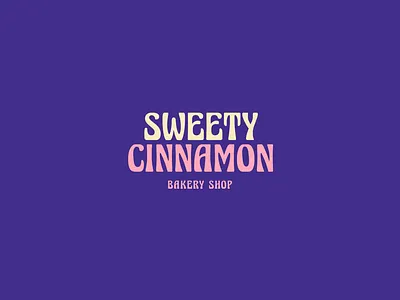 sweety cinnamon is a brand-new dessert and bakery shop bakery branding cinnabon eclair graphic design logo pasteries shop sweets ui