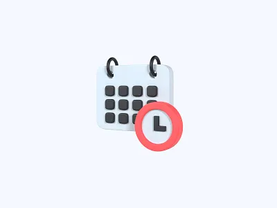 Deadline 3D icon 3d 3d art 3d artist 3d design 3d designer 3d icon 3d icons freebie freebies icon icons ui