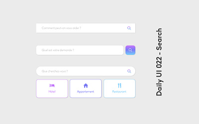 Daily UI 022 - Search 022 barre daily ui 022 dailyui design dégradé gradient graphic design recherche search ui web