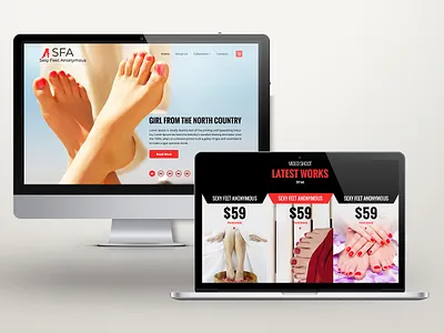 Sexy Feet Anonymous branding design free illustration logo muhammadshafiq psd responsive sexy ui ux web websitedesign