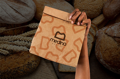 MEDINA BAKERY LOGO BRAND DESIGN branding design graphic design logo packaging