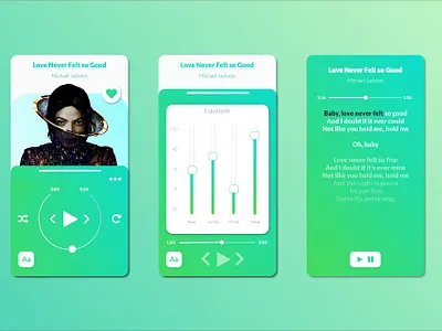 Design a Music Player app concept design music spotify ui ux web