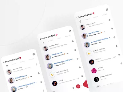 Swipe Micro Interaction after effects animation app animation app interaction clean direct instagram interaction interface ios messages micro interaction microinterinteraction minimal motion motion graphics swipe ui trend
