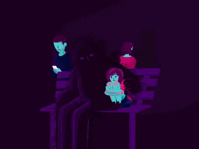 Children's mental health week awareness childrensmentalhealthweek digital art illustration vector